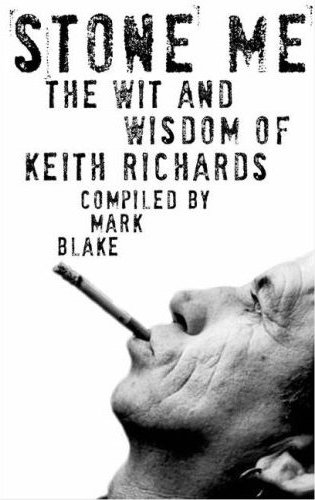A small hardcover book with 90 pages of quotes by Keith Richards