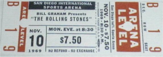 Rolling Stones Database 1969