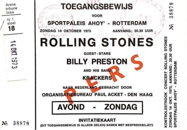 Rolling Stones database 1973