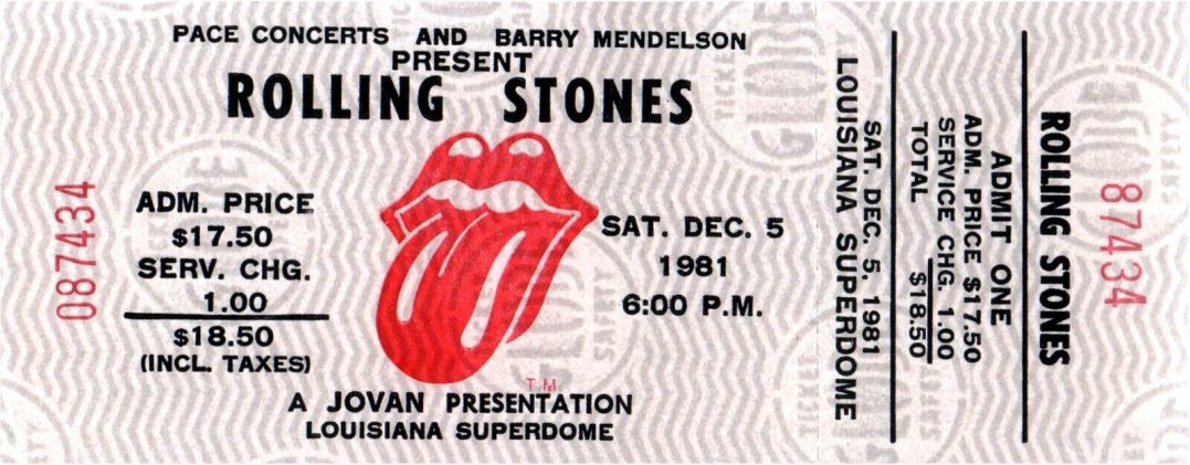 Rolling Stones database 1981