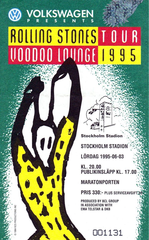 ローリング・ストーンズ/VOODOO LOUNGE HOLLAND 1995 The Rolling Stones – Voodoo Lounge Holland 1995 – 3 x CD