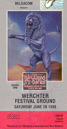 The Rolling Stones database 1998